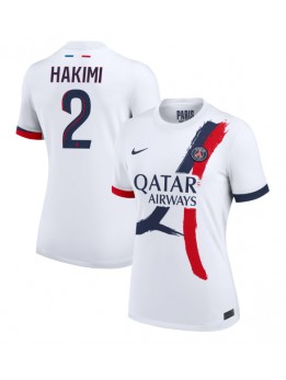 Billige Paris Saint-Germain Achraf Hakimi #2 Bortedrakt Dame 2024-25 Kortermet